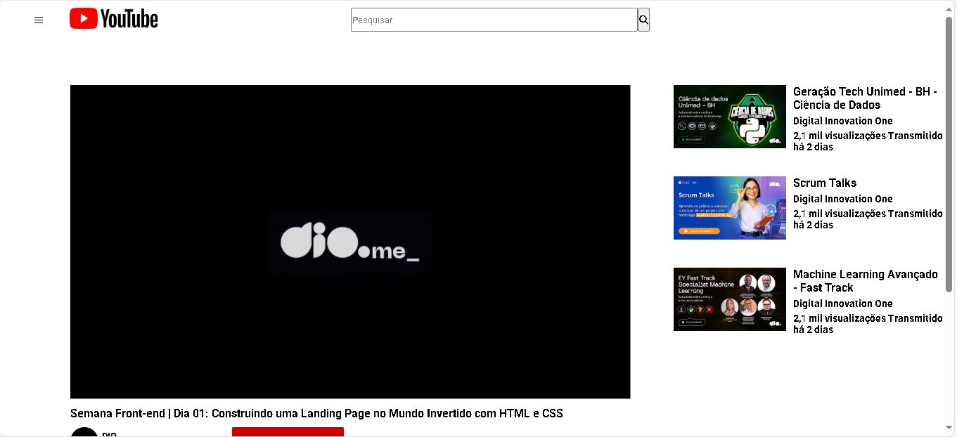 Clonagem do YouTube